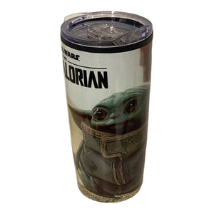 Baby Yoda Vaso Termo Doble Capa Acero Inoxidable 450 Ml Grogu The Child Mandalorian Star Wars