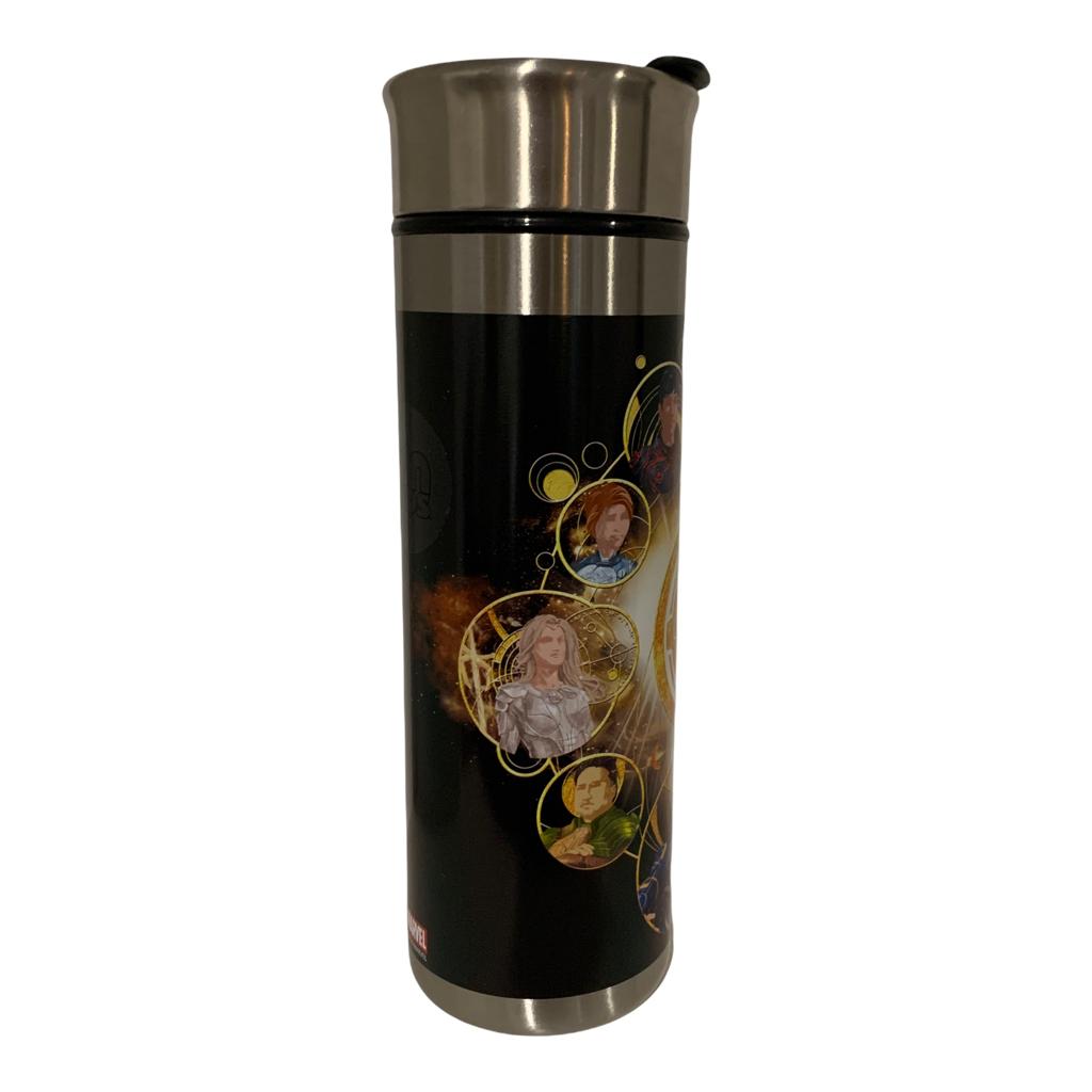 Termo Eternals  Metalico Marvel Doble Pared Acero Inoxidable