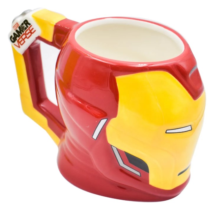 Taza Iron Man Café Disney Marvel Cerámica 3D 369ml
