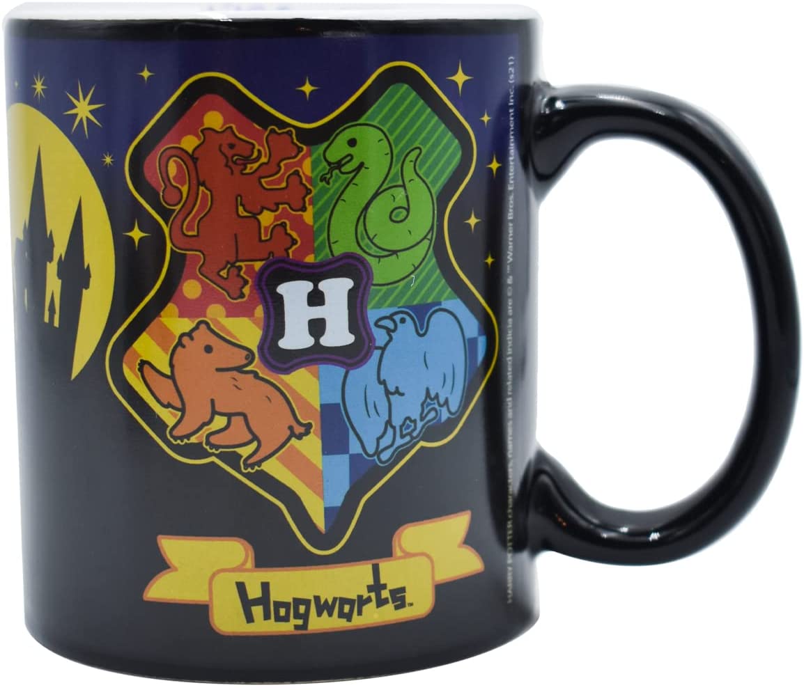 Taza Harry Potter Personajes con Caja 325 ml Tarro Dumbledore Hermione Ron Hagrid Hedwig