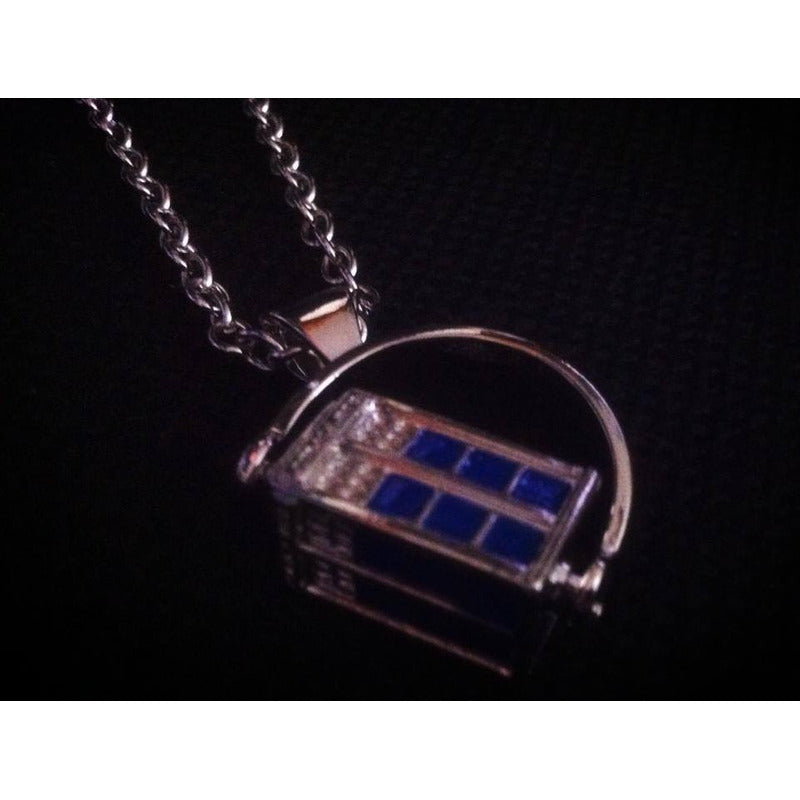 Collar Tardis Giratorio / Anillo Doctor Who