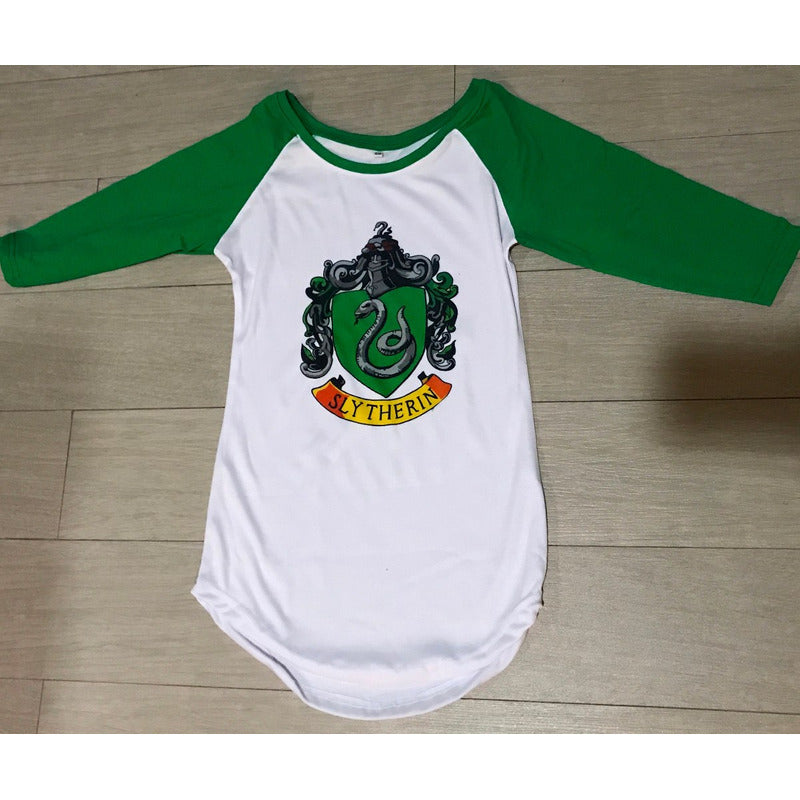 Hogwarts Playera Gryffindor Ravenclaw Slytherin Hufflepuff