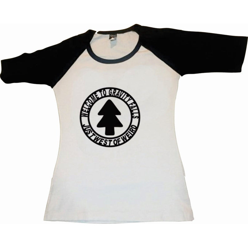 Playera Gravity Falls Dama / Unisex Manga 3/4