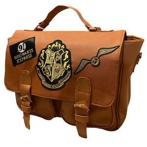 Mochila Harry Potter Hogwarts Mini Portafolio Bolso Quidditch Plataforma 9 3/4 Bolsa Camel