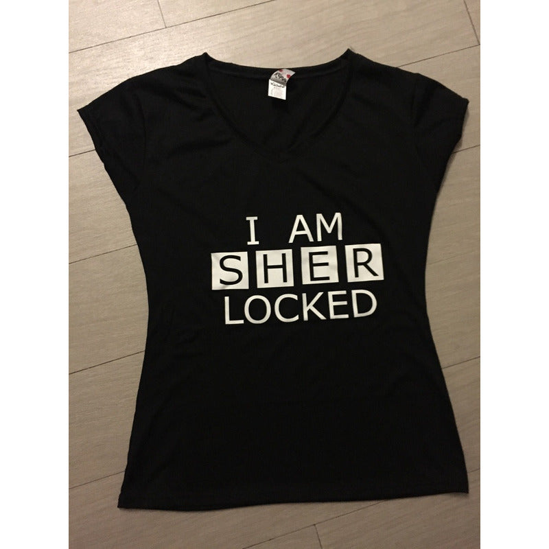 Playera Sherlock Holmes Bbc I Am Sher Locked Dama / Unisex