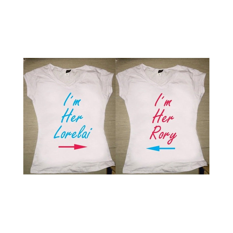 Pkt Playeras Gilmore Girls Lorelai & Rory Mama E Hija Famili