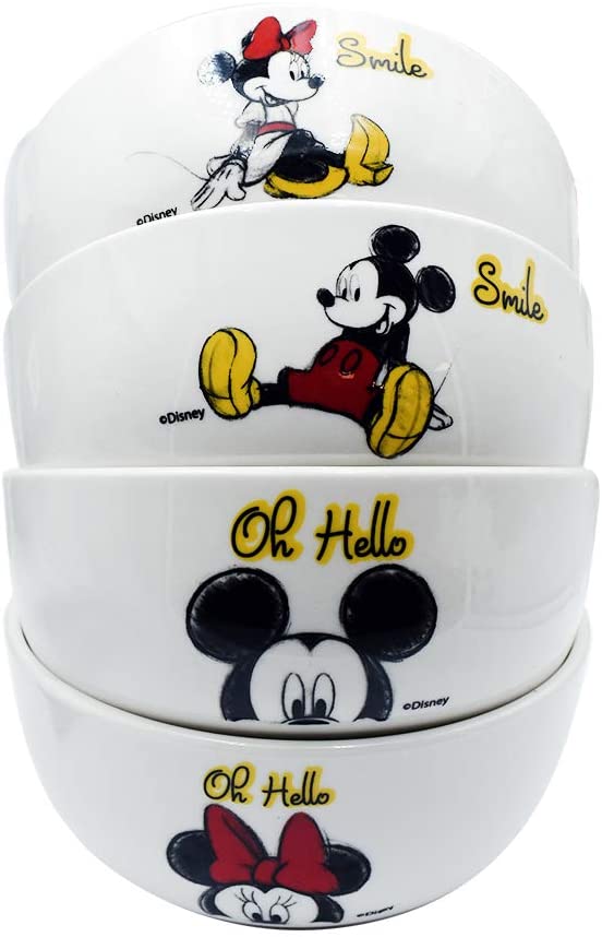 Vajilla Porcelana Disney Mickey & Minnie Mouse 12pz