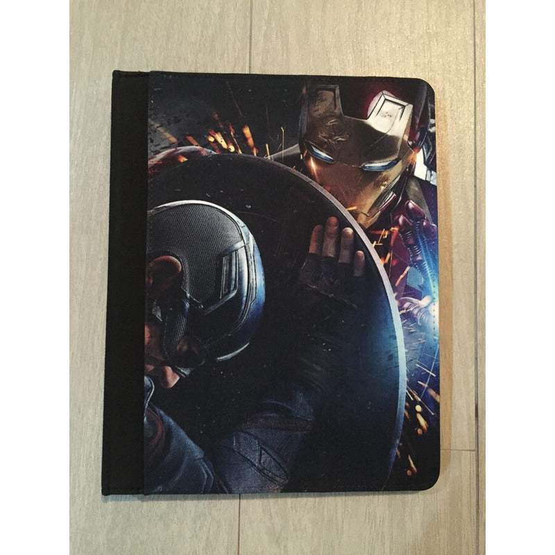 Civil War Funda Para iPad Capitán América Iron Man