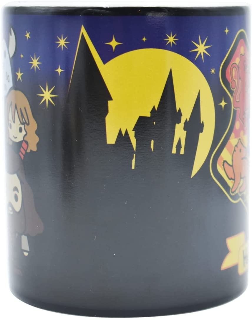 Taza Harry Potter Personajes con Caja 325 ml Tarro Dumbledore Hermione Ron Hagrid Hedwig