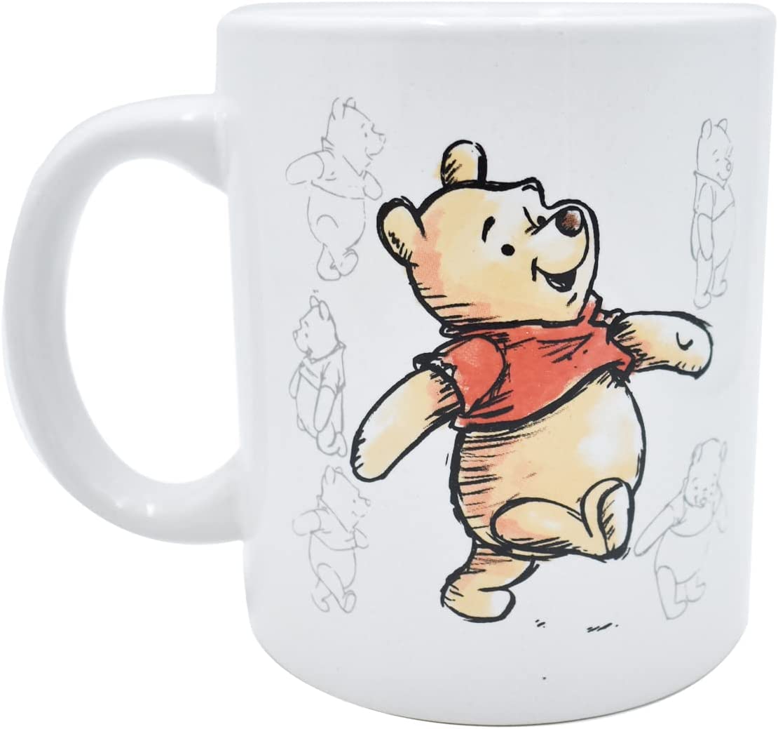 Winnie Pooh Taza edicion 95 aniversario Ceramica 480 ml con caja de regalo