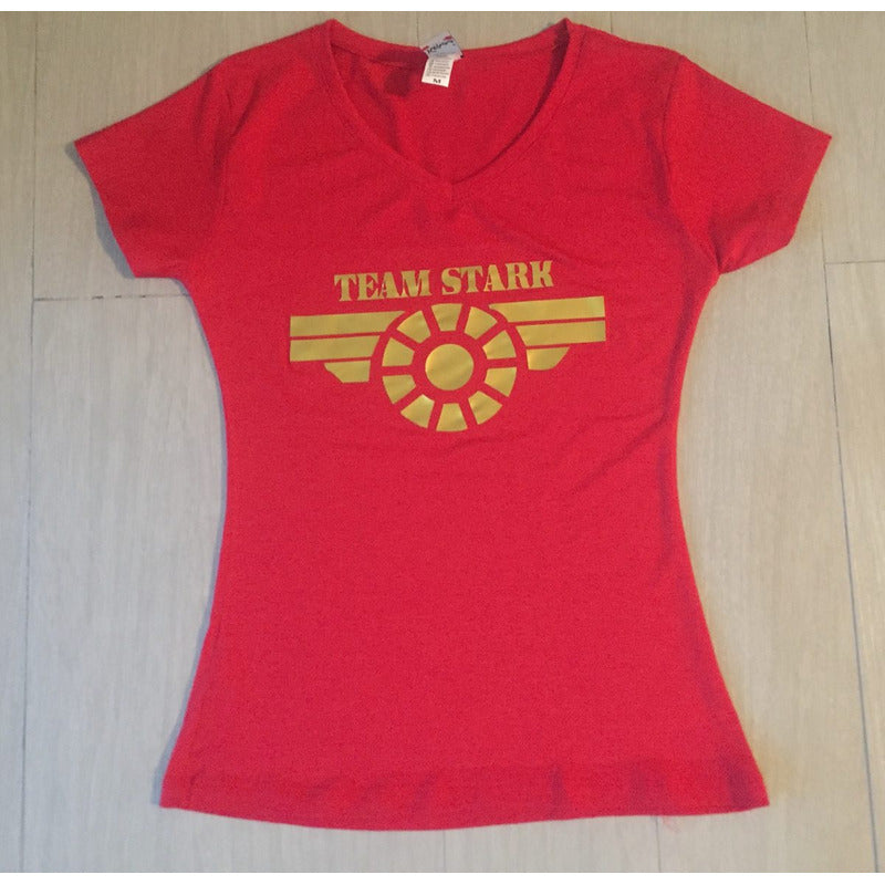 Playera Mujer Civil War Team Stark Ironman