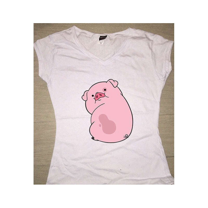 Pkt Gravity Falls  2 Playeras Dama