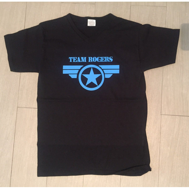 Playera Civil War Team Rogers Capitan America