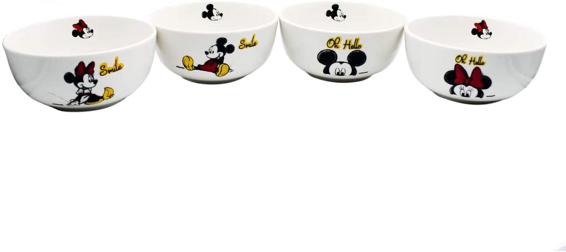 Vajilla Porcelana Disney Mickey & Minnie Mouse 12pz