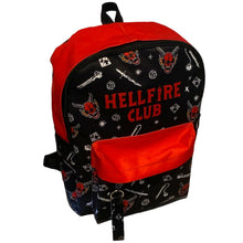 Cargar imagen en el visor de la galería, Hellfire Club Stranger Mochila Escolar BackPack

