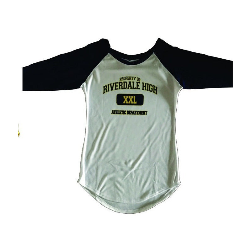 Playera Riverdale High School Ath. Manga 3/4