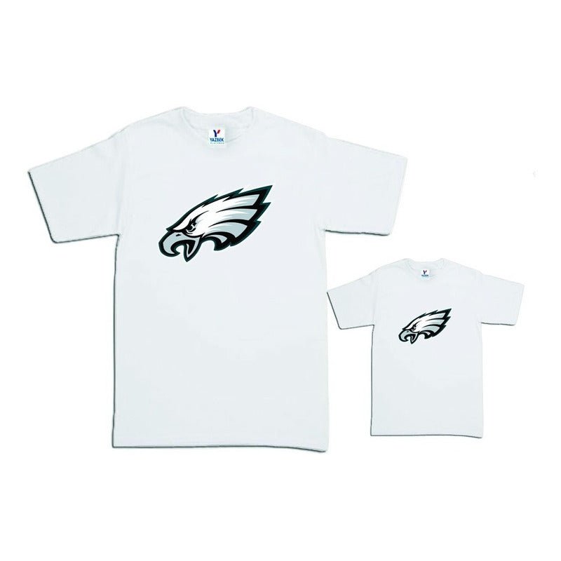 Pkt Playeras Eagles Philadelphia Papa E Hijo Super Bowl