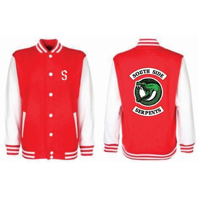 Chamarra Serpents South Side Riverdale Roja Universitaria