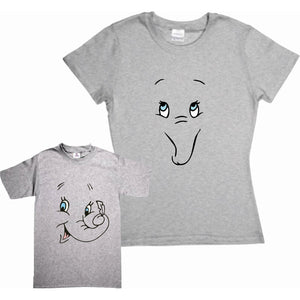 Pkt Dumbo Playeras Mama E Hijo Familia Evento Día Madres