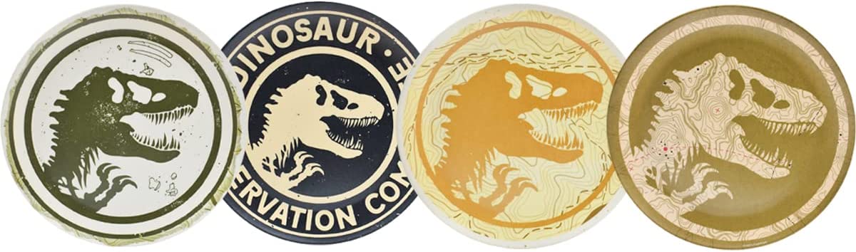 Jurassic Park Vajilla Bambu 12 piezas para 4 personas Jurrasic World