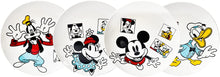 Cargar imagen en el visor de la galería, Vajilla Porcelana Disney Mickey, Minnie &amp; Friends Retro 12pz
