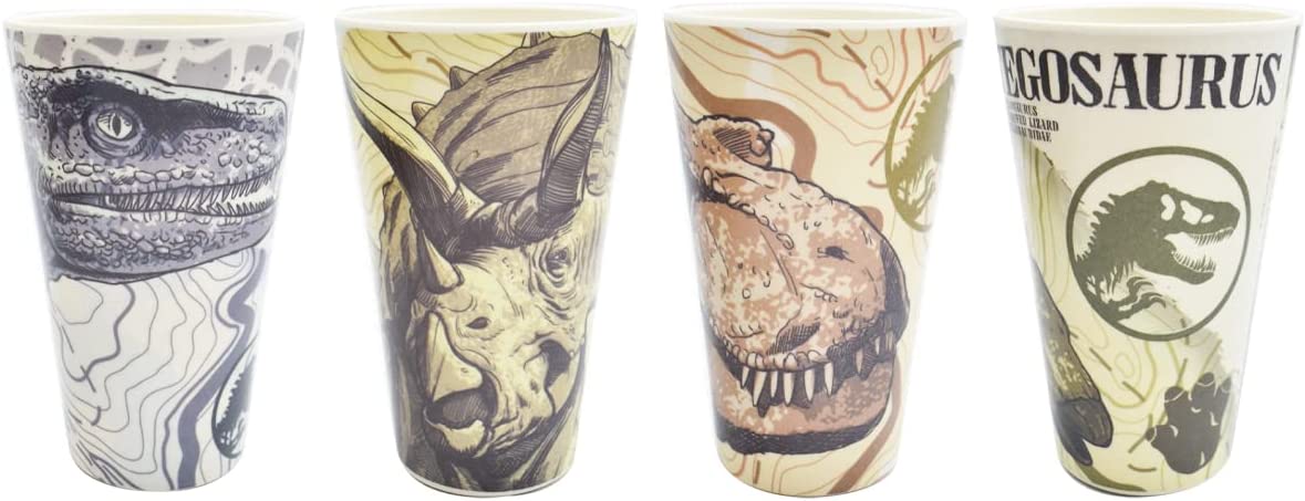 Jurassic Park Vajilla Bambu 12 piezas para 4 personas Jurrasic World