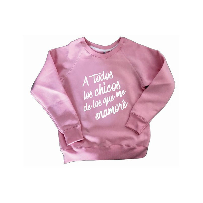 Sudadera A Todos Los Chicos De Los Que Cuello Redondo Dama