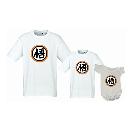 Dragon Ball Pkt 3 Playeras Papa E Hijo Duo Dia Del Padre