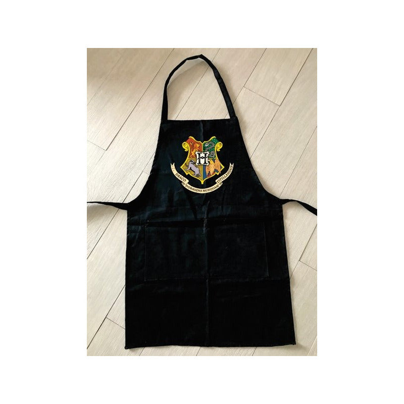 Delantal Mandil Hogwarts Harry Potter Slytherin Gryffindor