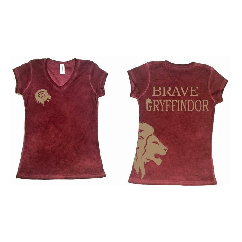 Hogwarts Playera Gryffindor Ravenclaw Slytherin Hufflepuff 2
