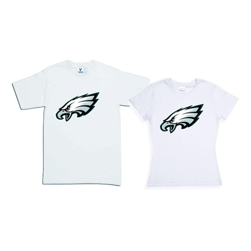 Pkt  Playeras Eagles Philadelphia Novios Pareja Tipo Nfl
