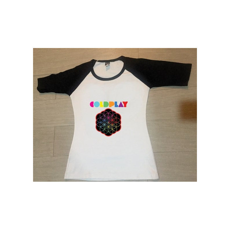 Playeras Coldplay Dama / Caballero Manga 3/4
