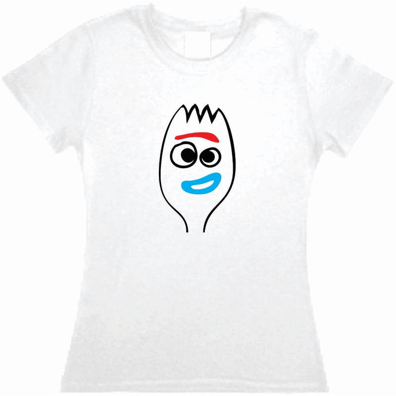Playera Forky Dama Toy Story  Evento Adulto Modelo 2