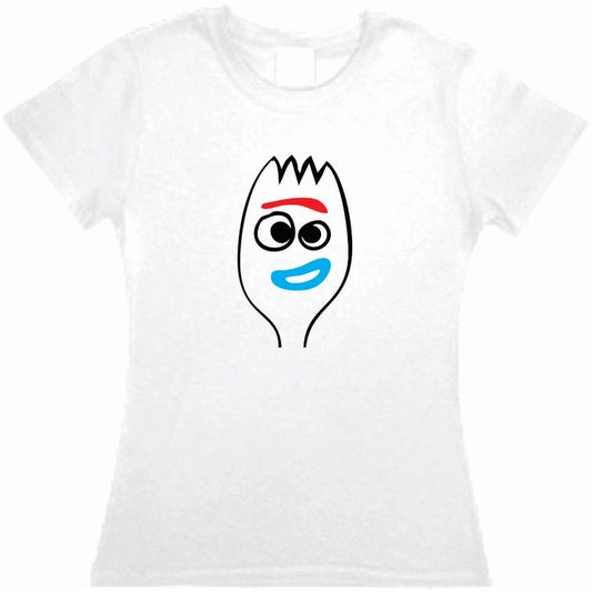 Playera Forky Dama Toy Story  Evento Adulto Modelo 2