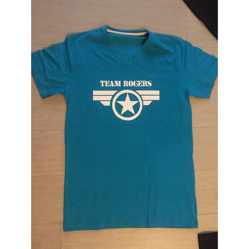 Playera Civil War Team Rogers Capitan America