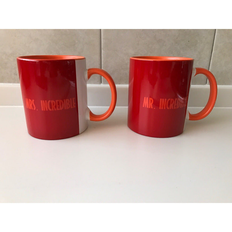 Pkt Tazas Los Increibles Pareja Novios San Valentin Regalo