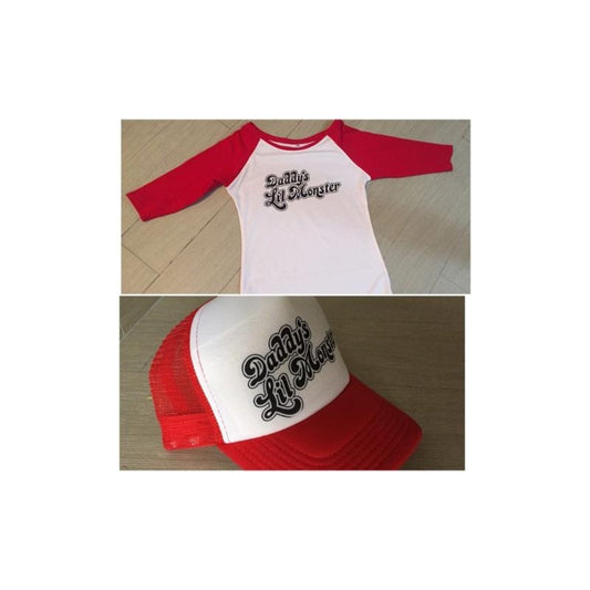 Harley Quinn Pkt Playera Infantil Y Gorra Escuadron Suicida