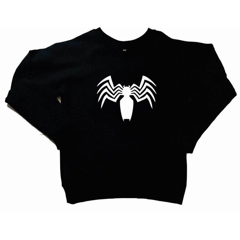 Sudadera Venom Logo Cuello Redondo Marvel