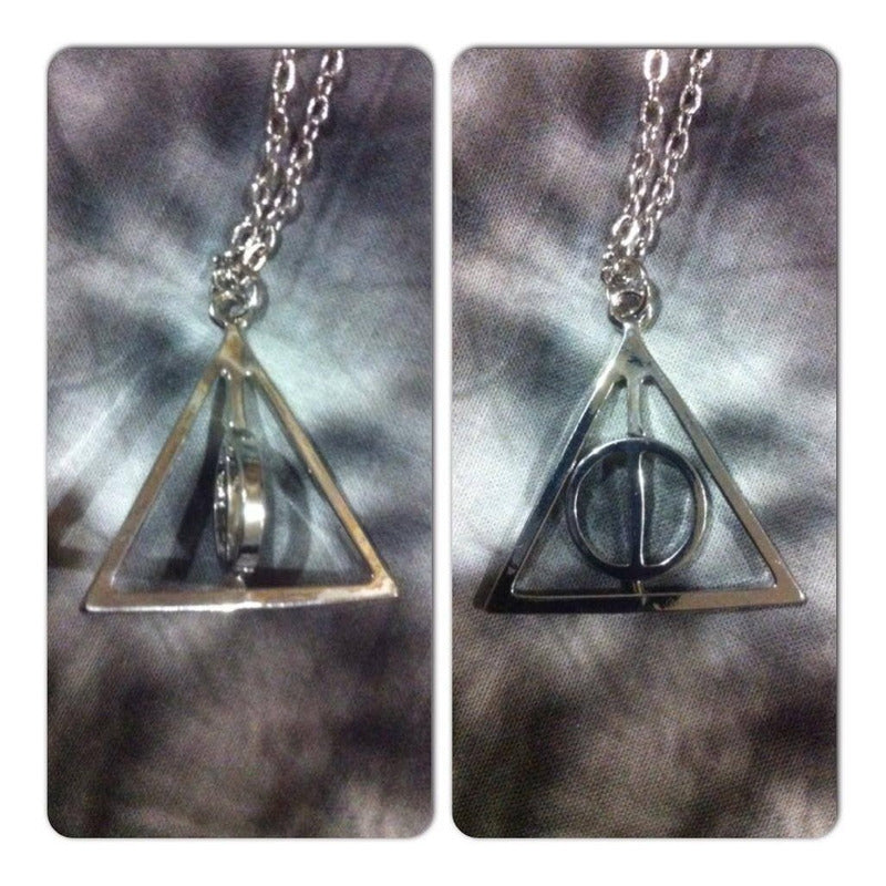 Harry Potter Collar Reliquias De La Muerte Giratorio