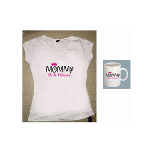 Pkt Playera Y Taza Mommy Dia De Las Madres Personalizada Set