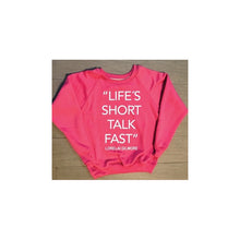 Cargar imagen en el visor de la galería, Sudadera Gilmore Girls Lifes Short Talk Fast
