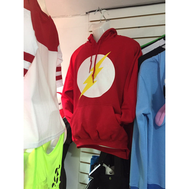 Sudadera The Flash Cerrada Con Gorro Dc Comics