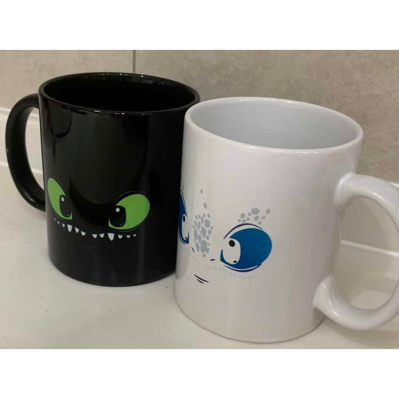 Pkt 2 Tazas Chimuelo Furia Nocturna Y Furia Luminosa