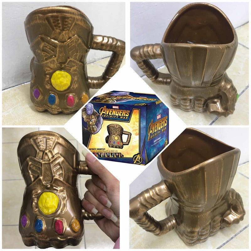 Taza Thanos Guante Del Infinito Marvel Infinity War Gemas