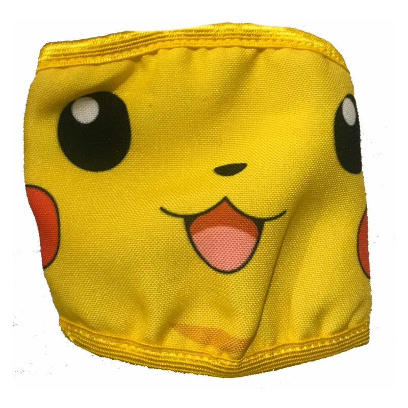 Cubrebocas Pikachu Anime Kawaii Tapa Bocas Tela Pokemon