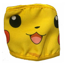 Cargar imagen en el visor de la galería, Cubrebocas Pikachu Anime Kawaii Tapa Bocas Tela Pokemon
