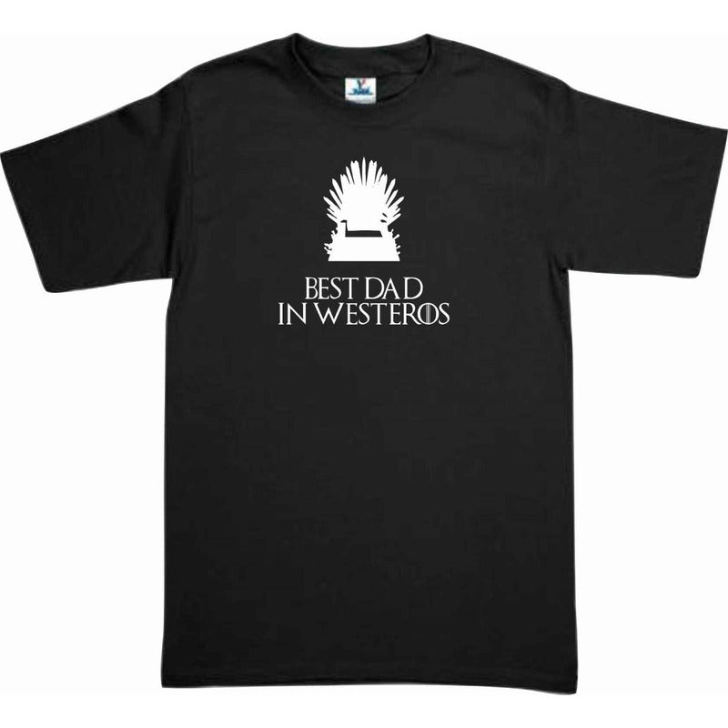Playera Game Of Thrones Best Dad In Westeros Trono Dia Padre