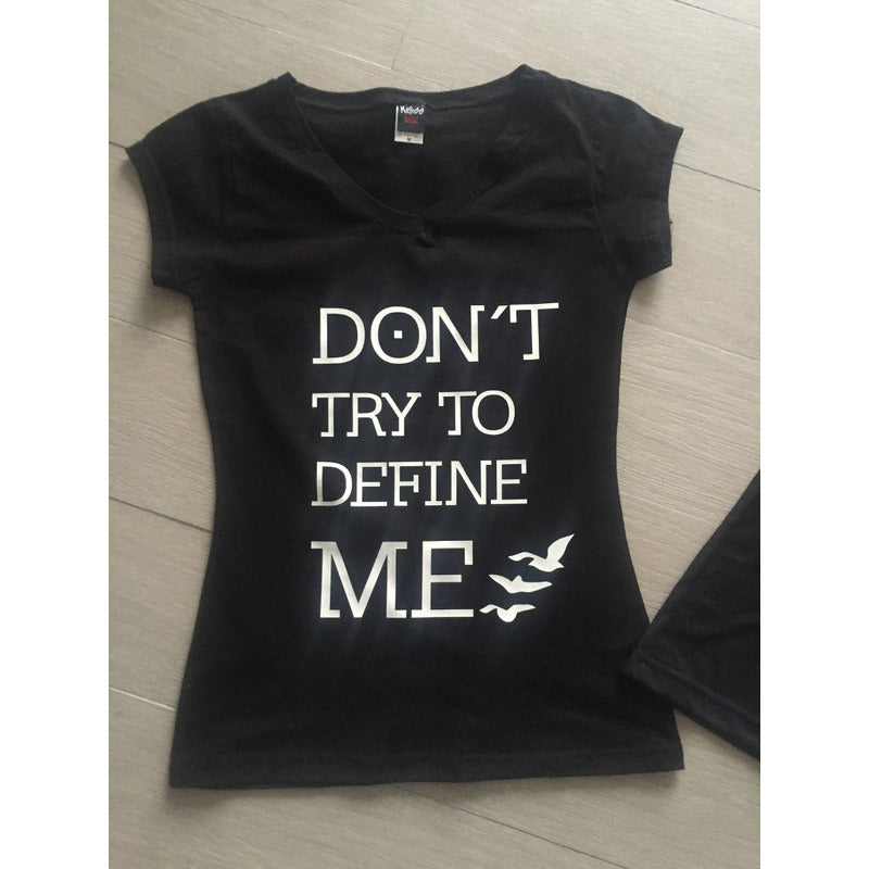 Divergente Playeras Don´t Try To Define Me Leal