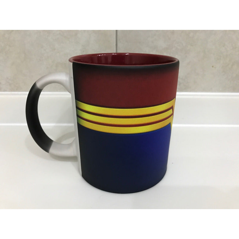 Taza Mágica Wonder Woman Mujer Maravilla Rojo Dc Comics