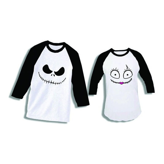 Pkt Playeras Extraño Mundo De Jack & Sally Novios Pareja
